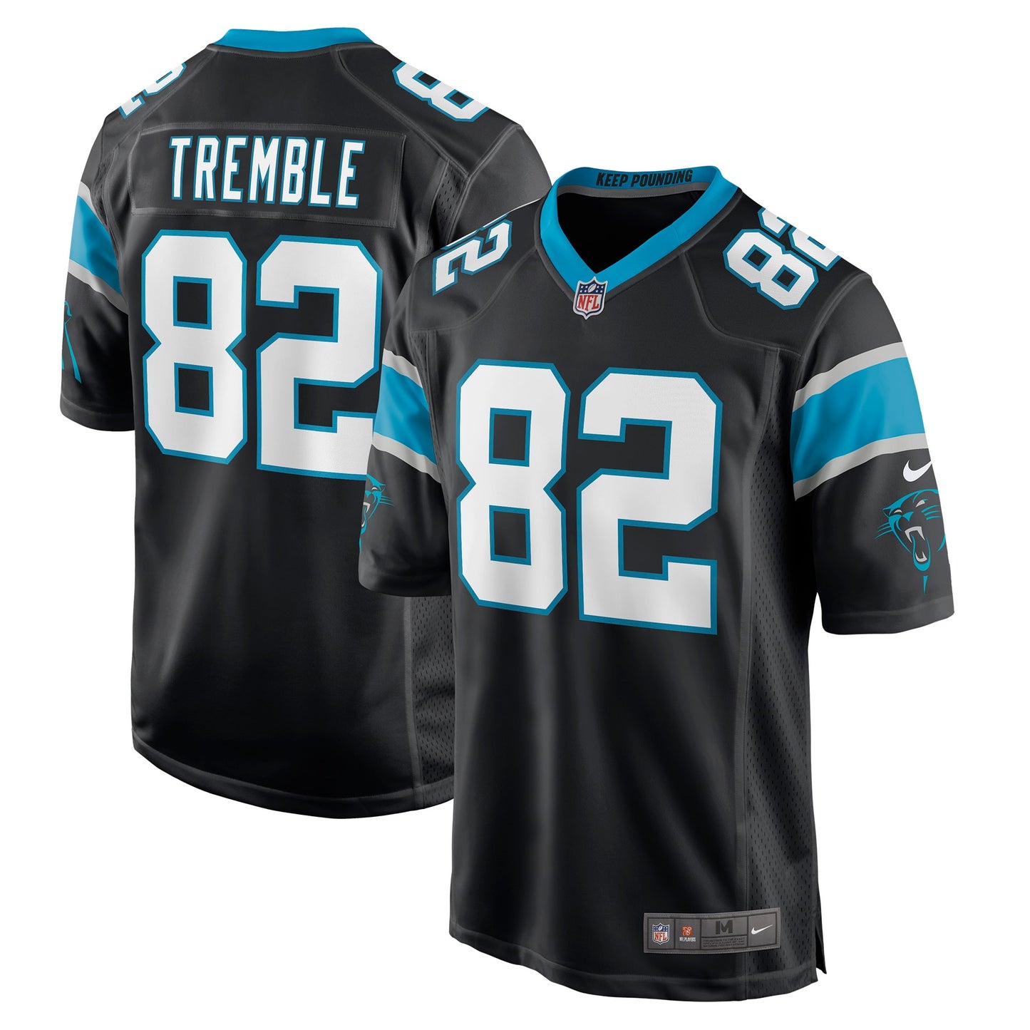 Tommy Tremble Carolina Panthers Nike Game Jersey - Black