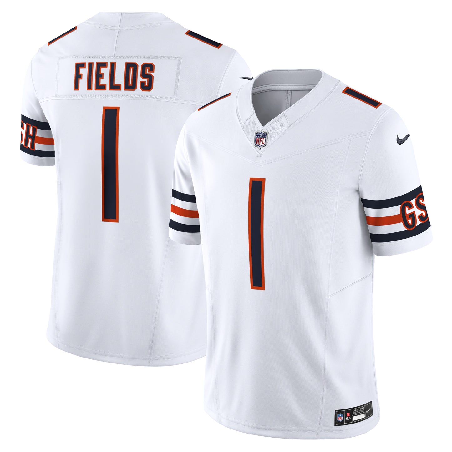 Justin Fields Chicago Bears Nike Vapor F.U.S.E. Limited Jersey - White