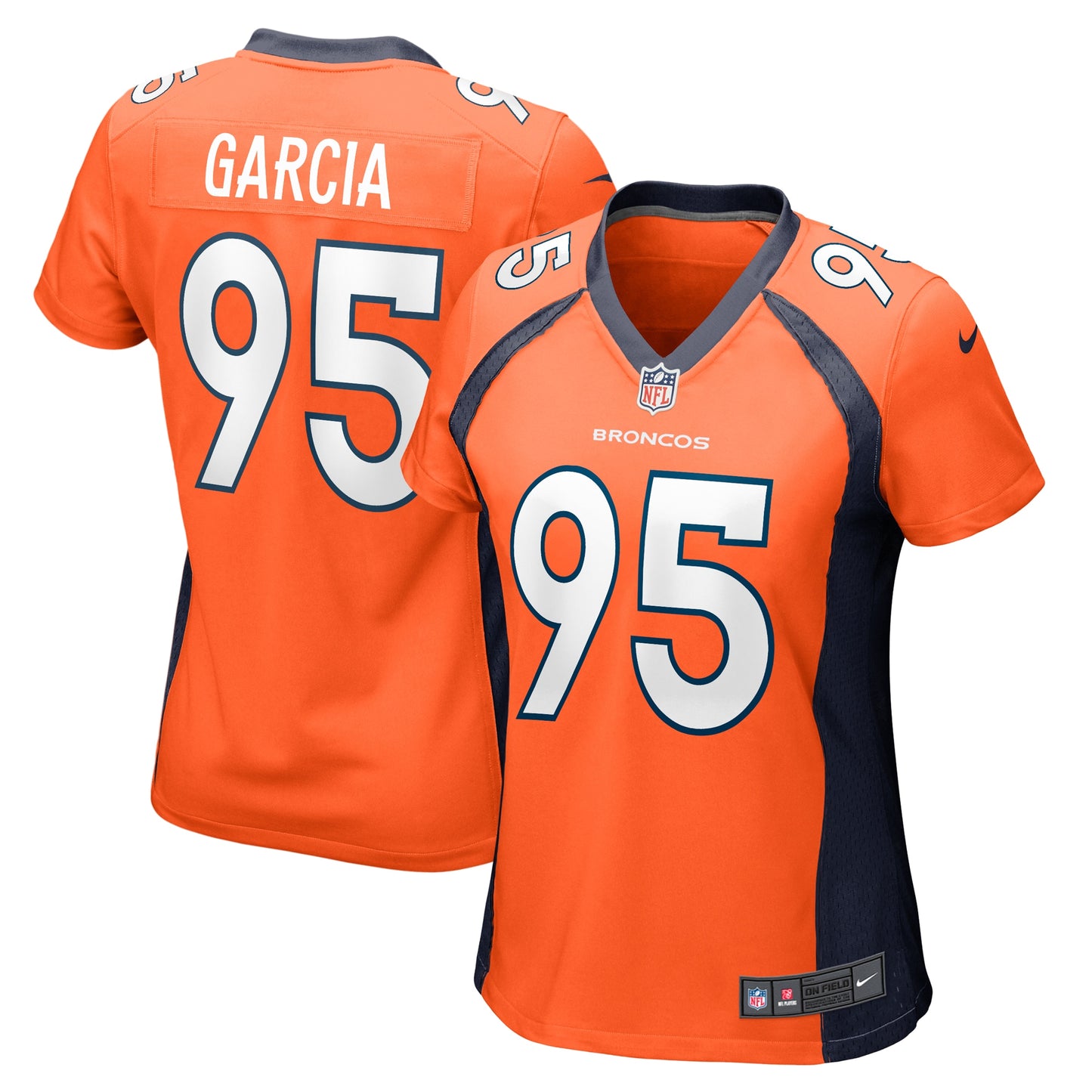 Elijah Garcia Denver Broncos Nike Women's Team Game Jersey -  Orange