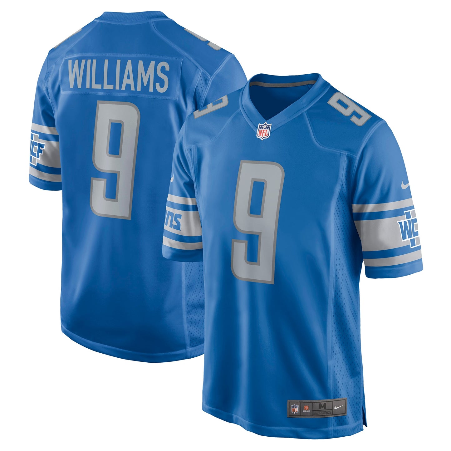 Jameson Williams Detroit Lions Nike Player Game Jersey - Blue