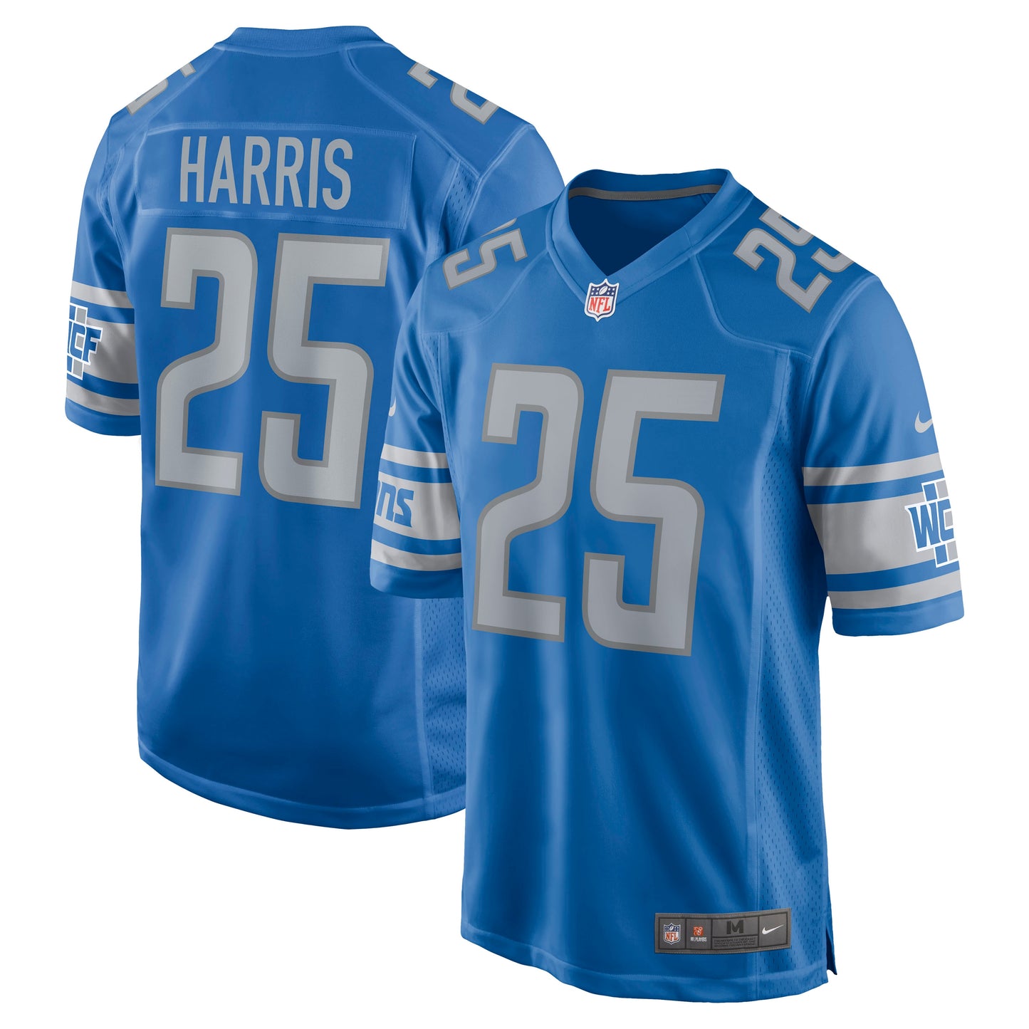 Will Harris Detroit Lions Nike Game Jersey - Blue