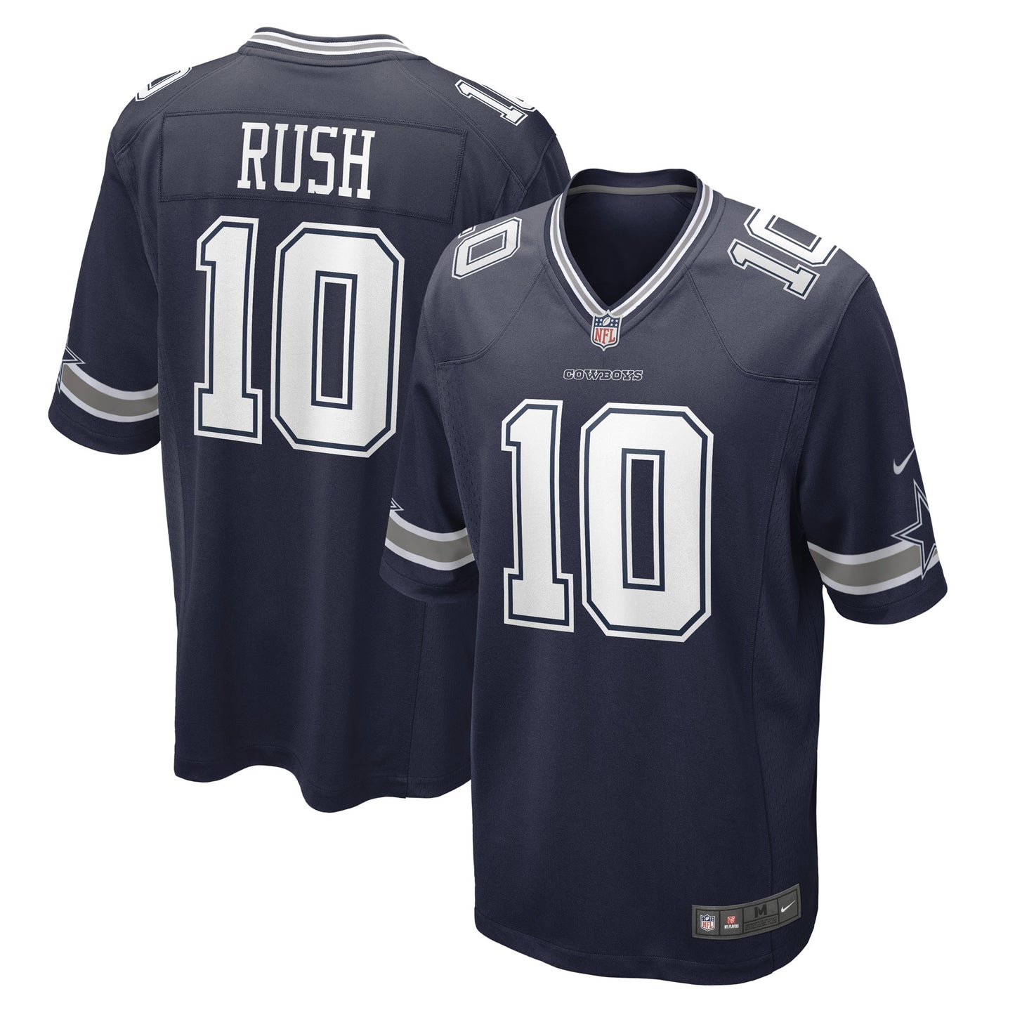 Cooper Rush Dallas Cowboys Nike Game Player Jersey - Navy