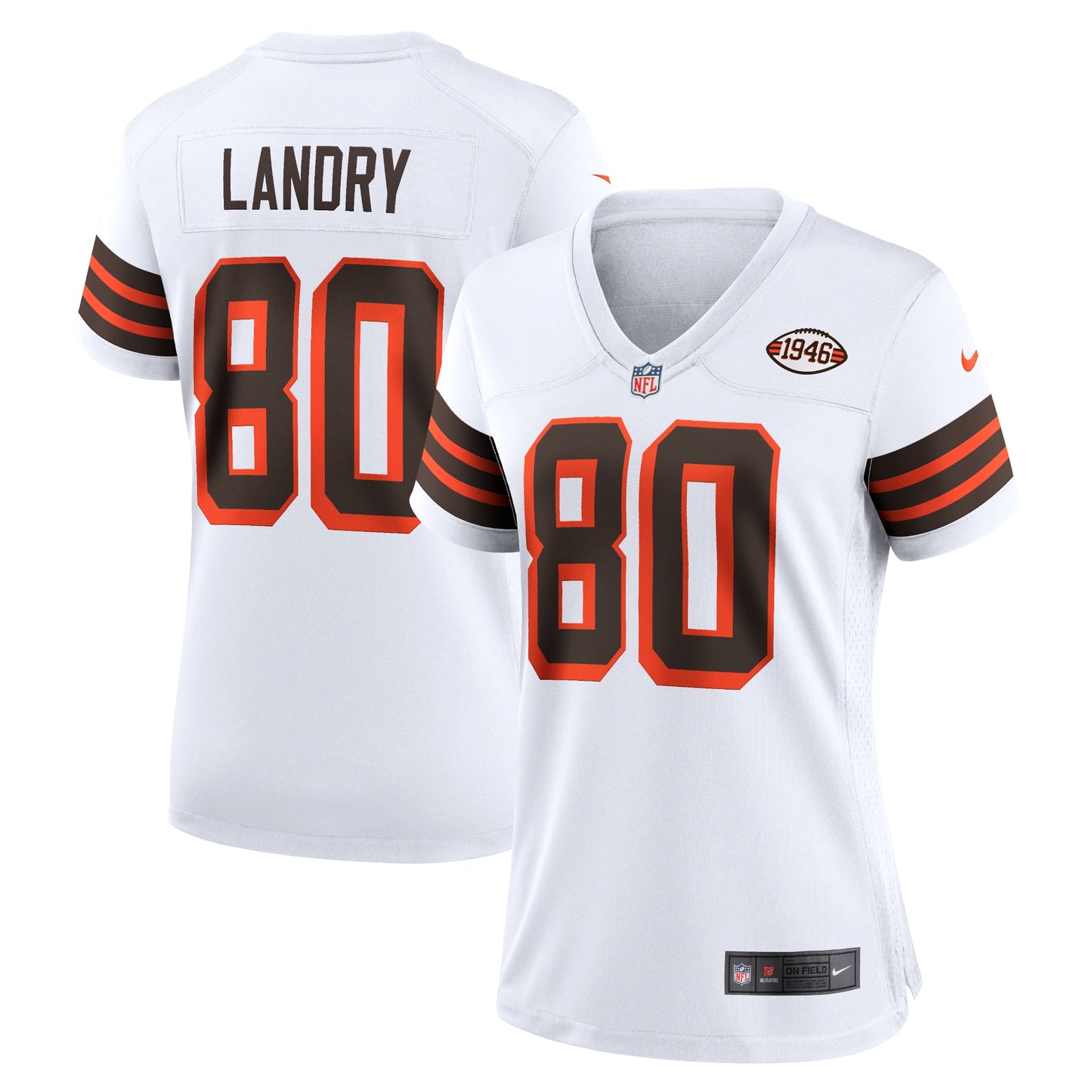 Jarvis Landry Cleveland Browns Nike Women's 1946 Collection Alternate Game Jersey - White