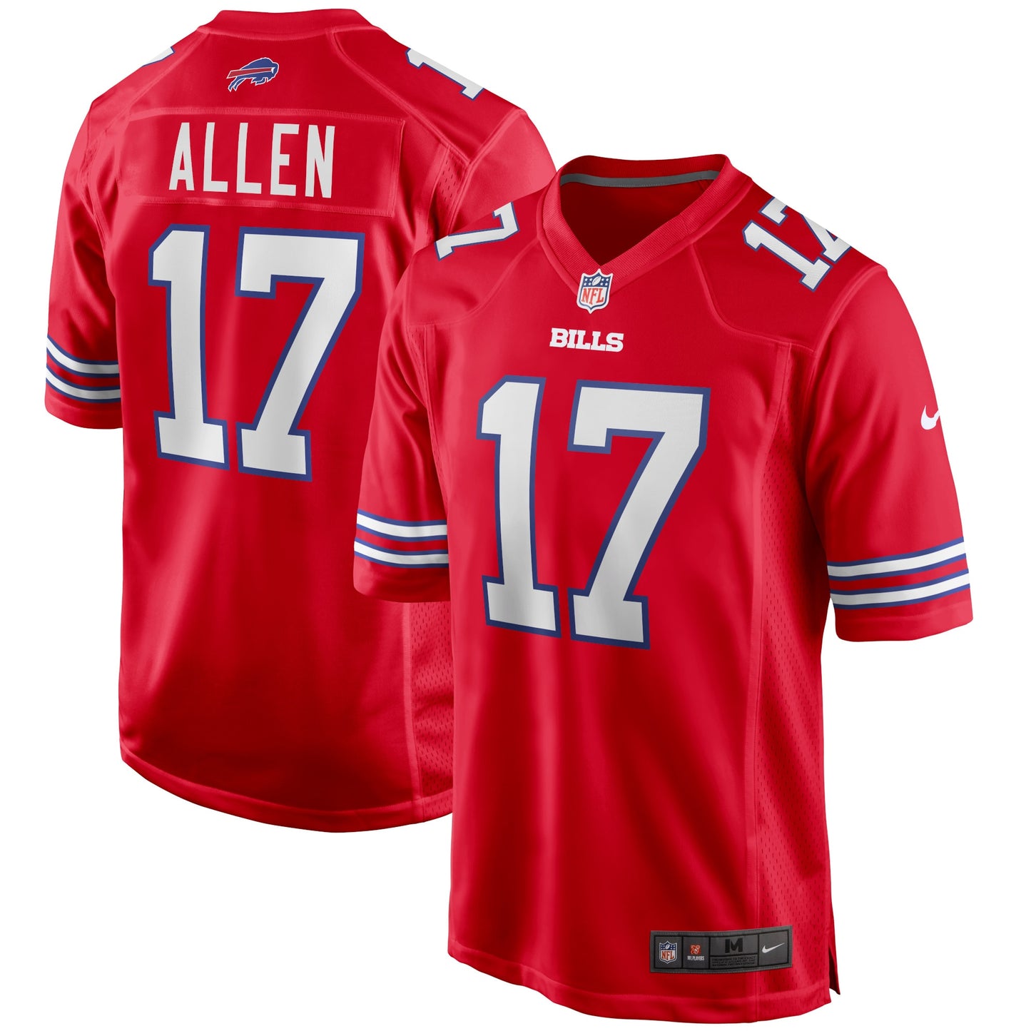 Josh Allen Buffalo Bills Nike Alternate Game Player Jersey - Red