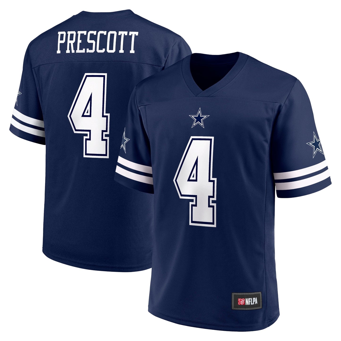 Men's Dallas Cowboys Dak Prescott Fanatics Branded Navy Replica Player Jersey