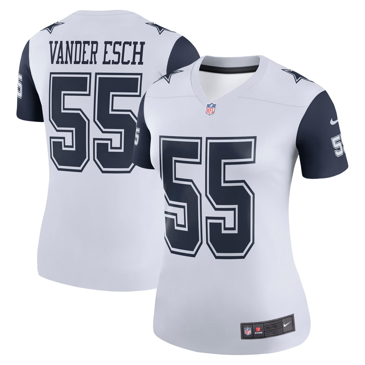 Women's Nike Leighton Vander Esch White Dallas Cowboys Color Rush Legend Player Jersey