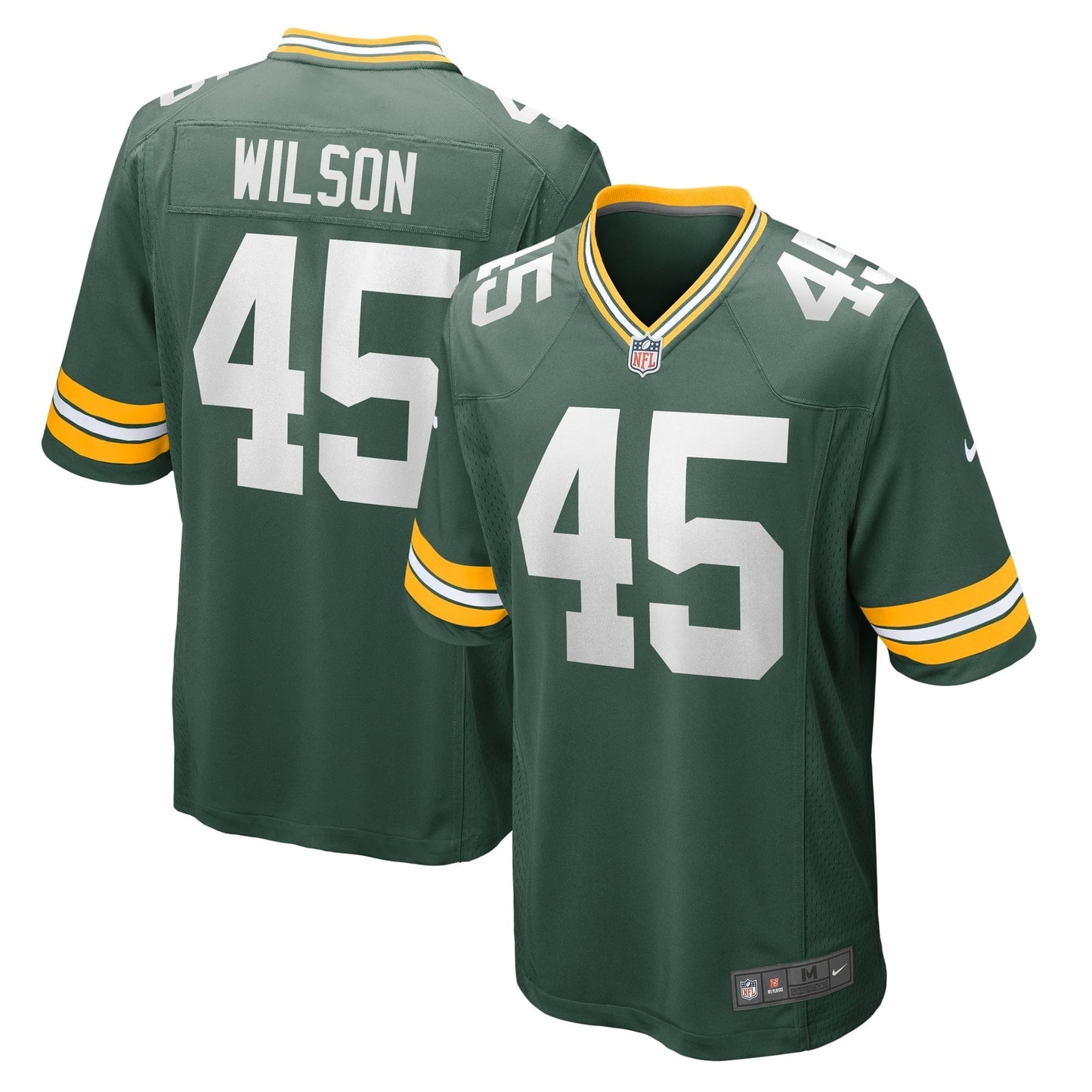 Men's Nike Eric Wilson Green Green Bay Packers Home Game Player Jersey