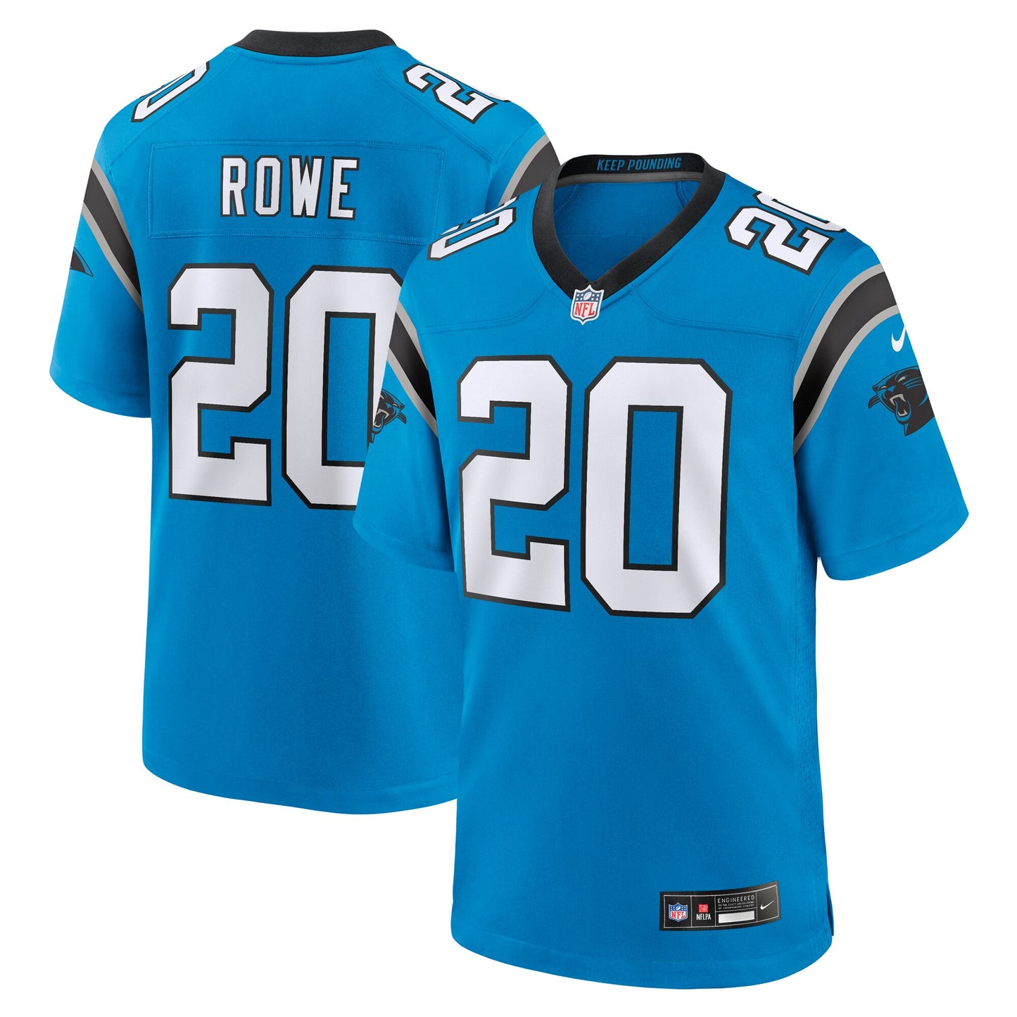 Eric Rowe Carolina Panthers Nike Alternate Game Jersey - Blue