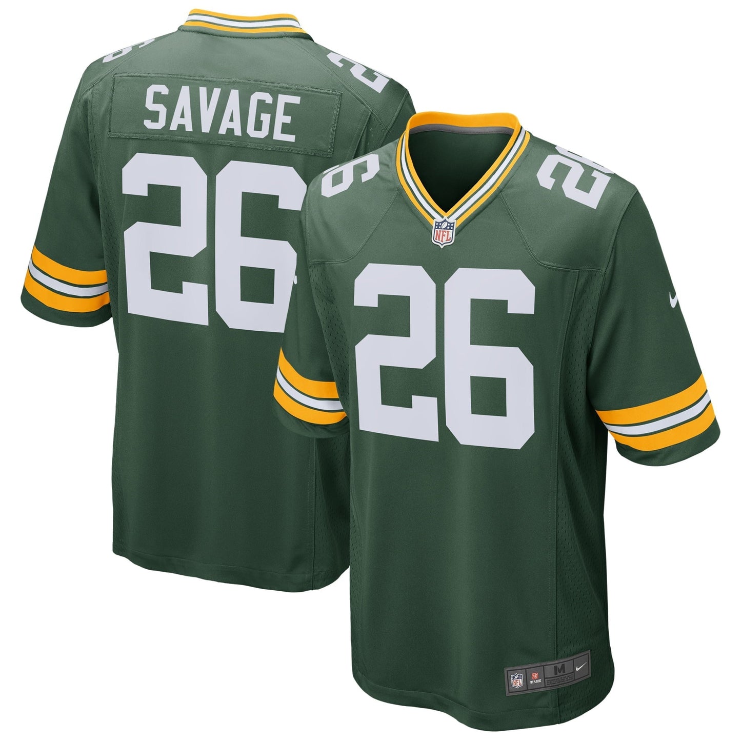 Men's Nike Darnell Savage Green Green Bay Packers Game Jersey