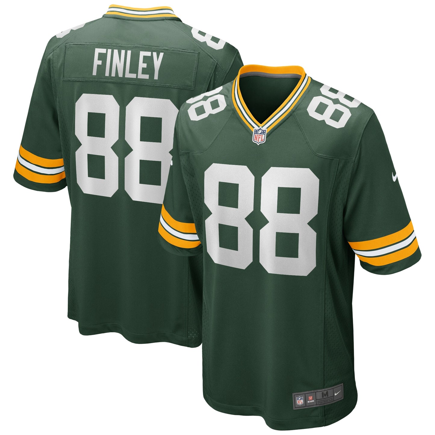 Jermichael Finley Green Bay Packers Nike Game Retired Player Jersey - Green